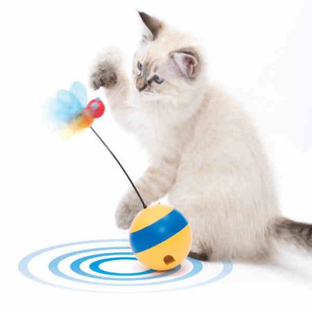 Zabawka dla kota na przysmaki Catit Play "Spinning Bee", z laserem