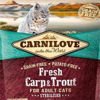 Carnilove fresh carp & trout sucha karma dla sterylizowanego kota 0,4 kg, 2 kg