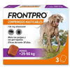 FrontPro tabletki na pchły i kleszcze dla psa 136mg XL 25-50kg 3 szt.